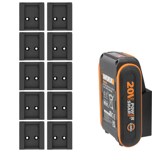 Akkuhalter für Worx Akku Wandhalter 20V Akkuwandhalter Wandhalterung Halter 20 V