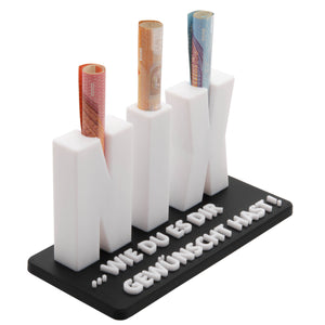 2x NIX Geldgeschenk Geschenk Geldscheingeschenk Nichts Geburtstag Geschenkidee