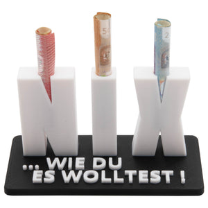 Geschenk Geldgeschenk Nichts NIX Geldscheingeschenk Geschenkidee Geburtstag