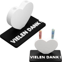 Laden Sie das Bild in den Galerie-Viewer, Geschenk Geldgeschenk Geschenkidee Herz Geldscheingeschenk Geburtstag

