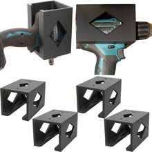 Laden Sie das Bild in den Galerie-Viewer, Wandhalter Akkuschrauber Universal Werkzeughalter Bohrmaschinenhalter Halterung
