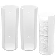 Laden Sie das Bild in den Galerie-Viewer, Wattepadspender Wandhalter Wattepads Wandmontage Tischständer Aufbewahrung

