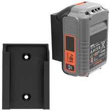 Laden Sie das Bild in den Galerie-Viewer, Akkuhalter Kompatibel mit BLACK+DECKER 18V Akku Wandhalter Halter Halterung Akku
