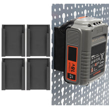 Laden Sie das Bild in den Galerie-Viewer, Akkuhalter Kompatibel mit BLACK+DECKER 18V für Küpper Lochwand Akku Wandhalter
