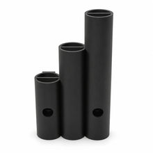 Laden Sie das Bild in den Galerie-Viewer, Kabelbinder-Halter für die Wand mit 3 gestuften Röhren, Setgröße wählbar
