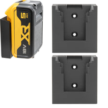 Laden Sie das Bild in den Galerie-Viewer, Akkuhalter für DeWALT Akku Wandhalter Akkuwandhalter Wandhalterung Halter 18V
