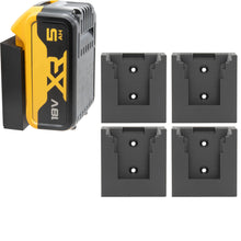 Laden Sie das Bild in den Galerie-Viewer, Akkuhalter für DeWALT Akku Wandhalter Akkuwandhalter Wandhalterung Halter 18V
