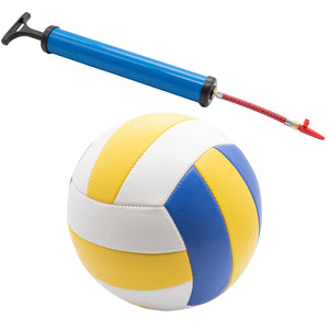 Set Volleyball + Ballpumpe Luftpumpe Handpumpe Beachvolleyball Volleyball Set