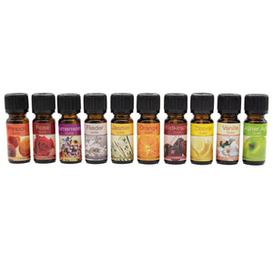 10x Duftöl Raumduft Raumöl Lampenduft Aromaöle Raumduftöl Lampenöl Duft Öl Set