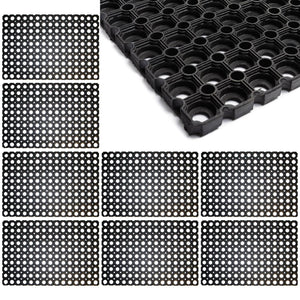 Fußmatte Türmatte Gummimatte Haustürmatte Schmutzfangmatte Fußabtreter 40x60 cm