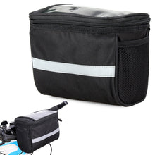 Laden Sie das Bild in den Galerie-Viewer, Fahrradtasche Lenkertasche Fahrradlenkertasche Wasserdicht Handy Lenker Tasche
