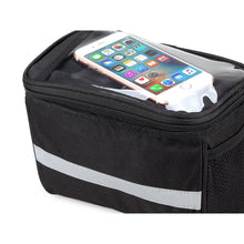 Laden Sie das Bild in den Galerie-Viewer, Fahrradtasche Lenkertasche Fahrradlenkertasche Wasserdicht Handy Lenker Tasche
