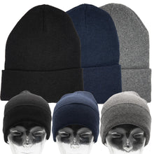 Laden Sie das Bild in den Galerie-Viewer, Mütze Beanie Wintermütze Sportmütze Freizeitmütze Damen Herren Unisex Warm
