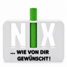 Laden Sie das Bild in den Galerie-Viewer, Geldgeschenk NIX Geschenkidee Nichts Geschenk Geburtstag Geldscheingeschenk
