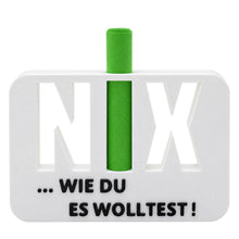 Laden Sie das Bild in den Galerie-Viewer, Geldgeschenk NIX Geschenkidee Nichts Geschenk Geburtstag Geldscheingeschenk
