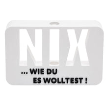 Laden Sie das Bild in den Galerie-Viewer, Geldgeschenk NIX Geschenkidee Nichts Geschenk Geburtstag Geldscheingeschenk
