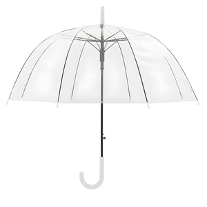 Regenschirm Hochzeitsschirm Automatik Glockenschirm Transparent Stockschirm Groß