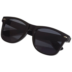 Sonnenbrille Pilotenbrille Retro Nerd Horn Party Brille Schwarz UV Schutz