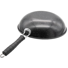 Laden Sie das Bild in den Galerie-Viewer, Wok Pfanne Bratpfanne Chinapfanne Wokpfanne Paellapfanne Herdpfanne Gas 30 cm
