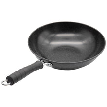 Laden Sie das Bild in den Galerie-Viewer, Wok Pfanne Bratpfanne Chinapfanne Wokpfanne Paellapfanne Herdpfanne Gas 30 cm

