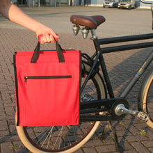 Laden Sie das Bild in den Galerie-Viewer, Fahrradtasche Fahrrad Gepäckträger Tasche Gepäcktasche Packtaschen Shopper 20 L
