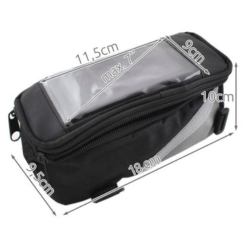 fahrradtasche oberrohr handy Fahrradtasche Rahmentasche Oberrohrtasche Smartphone Handy Halterung T –  konkor24.com