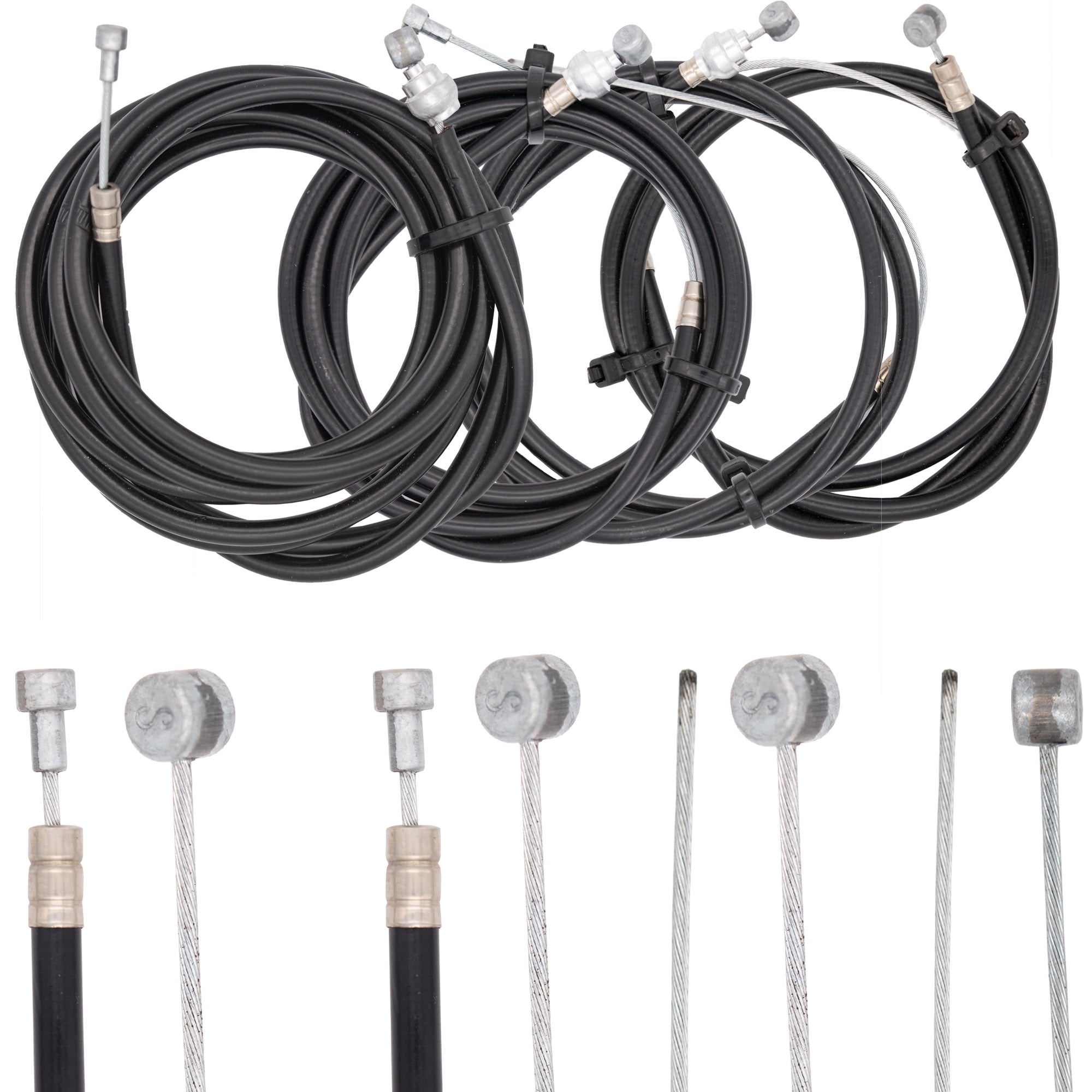 Fahrrad Schaltseil Set Universal – Bowdenzug-Set Mit Brems- Und Schaltzügen Für Mountainbike & Rennrad