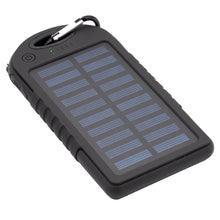 Laden Sie das Bild in den Galerie-Viewer, Solar Powerbank Panel Ladegerät Tragbar Externe Batterie Ladegerät Akku 2x USB
