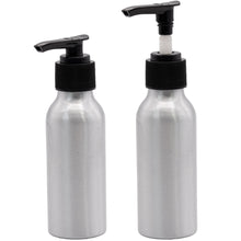 Laden Sie das Bild in den Galerie-Viewer, Seifenspender Pumpflasche 100 ml Reise Shampoo Aluminium Dispenser Lotion Pumpen

