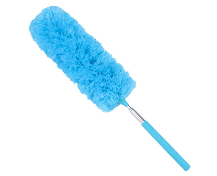 Teleskop Staubwedel Staubwischer Staubfänger 33cm-81cm ausziehbar Grau oder Blau