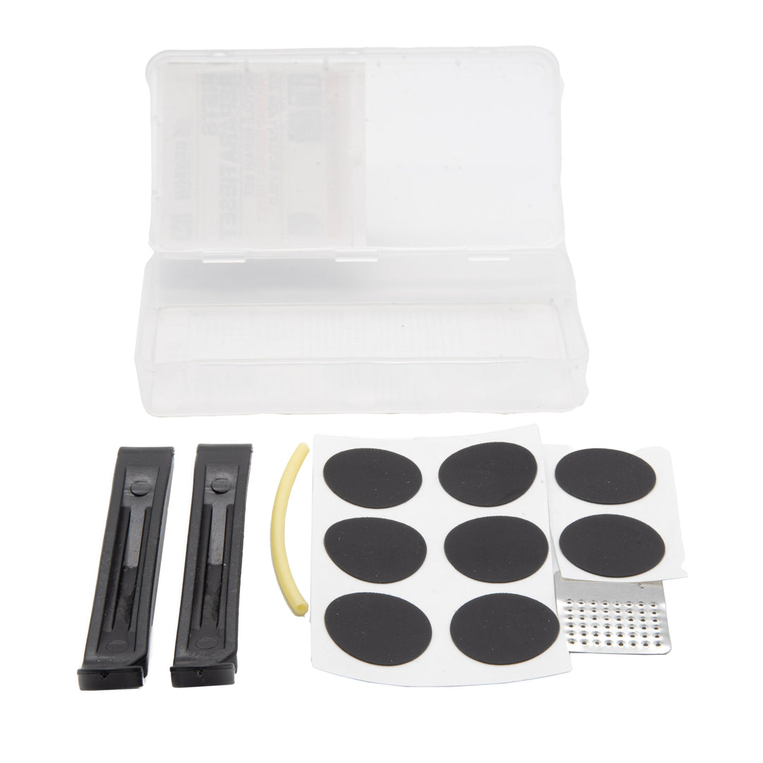 12tlg Fahrrad Reparatur Set Selbstklebende Flicken Reifenreparatur Pan   konkor24.com