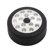 Laden Sie das Bild in den Galerie-Viewer, LED Leuchte Lampe Batterie Camping Küche Schrank Magnet Nachtlicht Rund Touch
