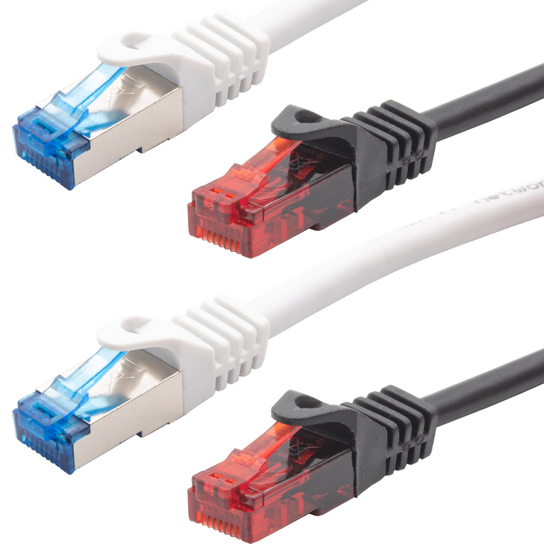 Netzwerkkabel CAT 7 Patchkabel 5e LAN Internet Ethernet Netzwerk Kabel 0,15m - 50m