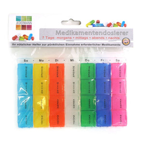 Tablettenbox Pillenbox Tablettendose Tablettenteiler Medikamentendosierer Tabletten Pillen Aufbewahrung